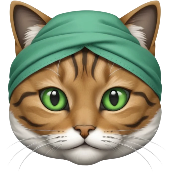 doctor cat, black surgeon mask emoji