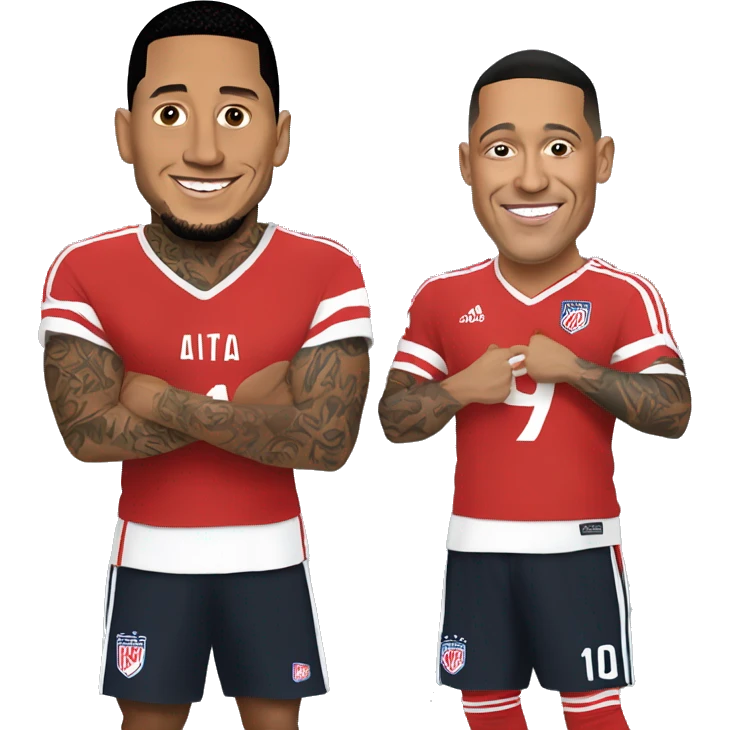 Lewandowski with Jey Uso emoji