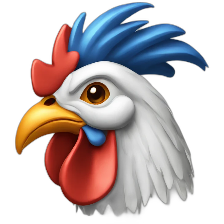 rooster head emoji