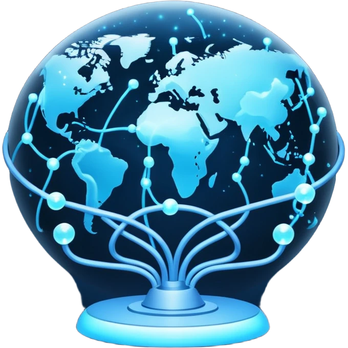 The internet 🌐  on a scale emoji