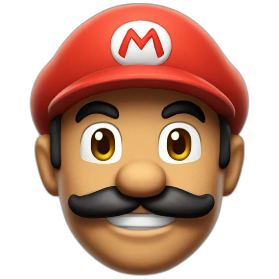 cool mario emoji