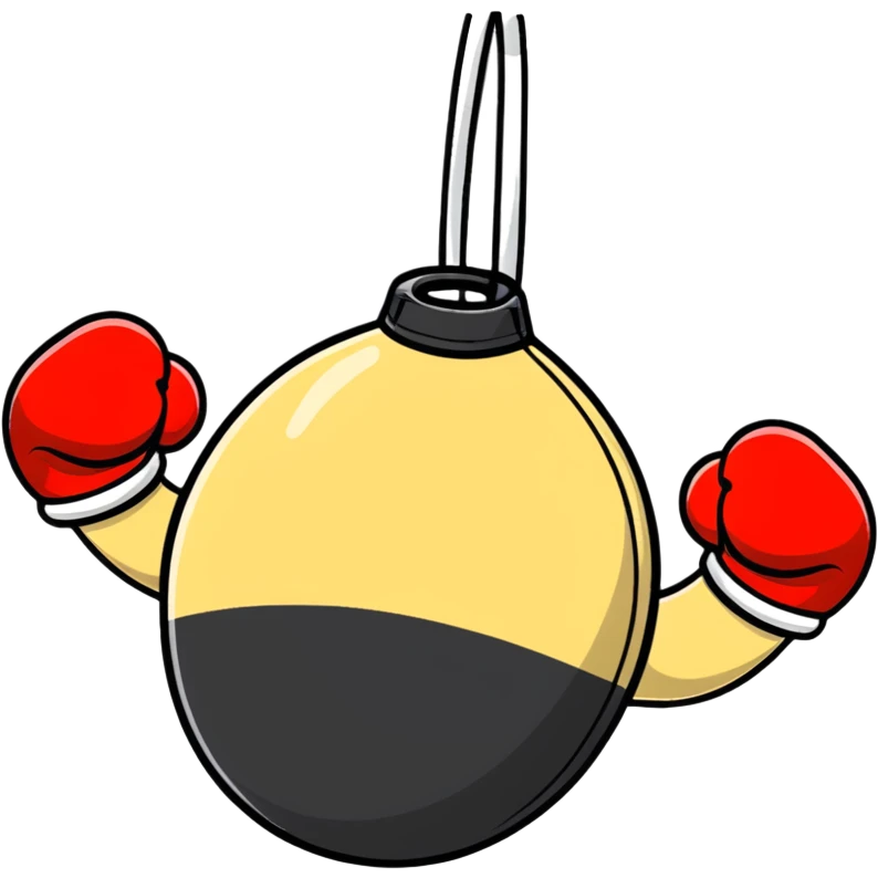 speed bag with VR headbands and headwrists emoji