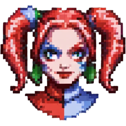 Harley Quinn from DC Comics emoji