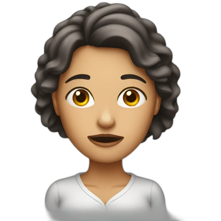 stress woman emoji
