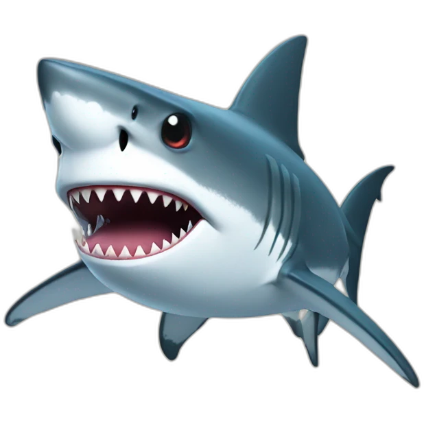 A démon shark emoji