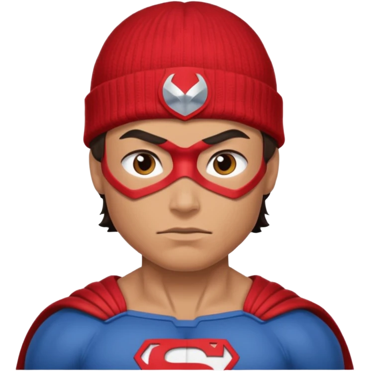 superhero with bannie emoji