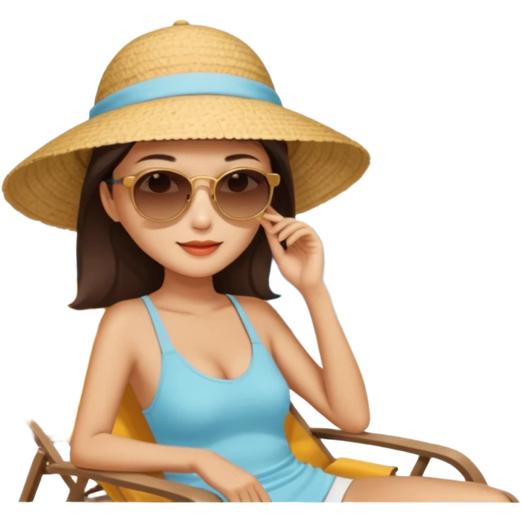 Background is sunbathing in Repulse Bay, a romance between a new Chinese female immigrant and a Hong Kong financial consultant emoji