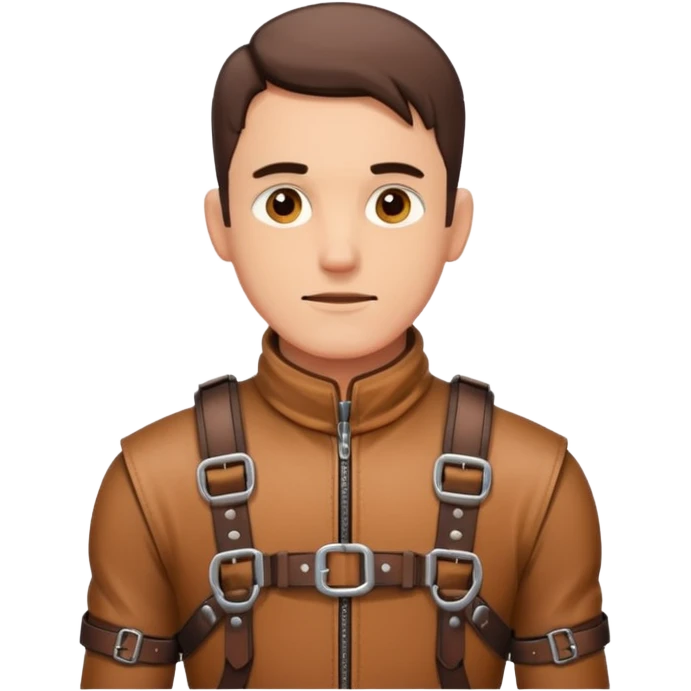 Guy In leather harnesses  emoji