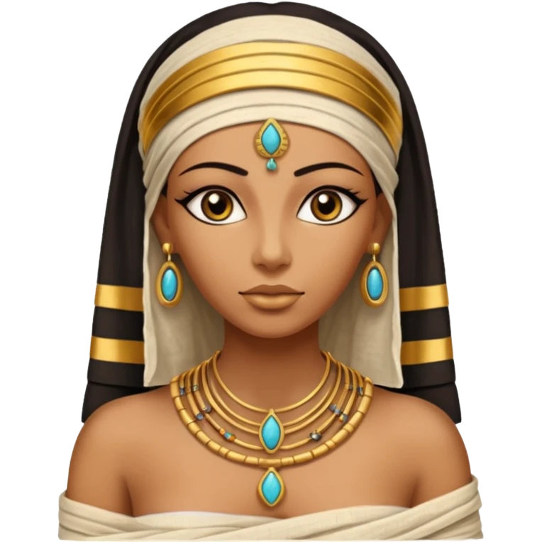 Woman hot ancient Egyptian mummy emoji