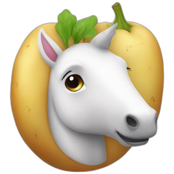 Licorne patate emoji