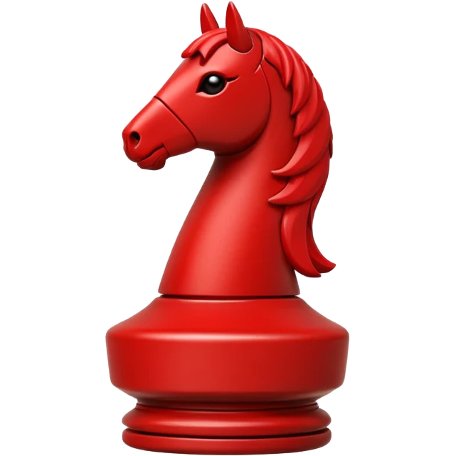 Xiangqi chess cirle piece, knight piece emoji