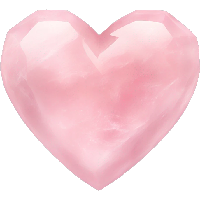 rose quartz heart emoji