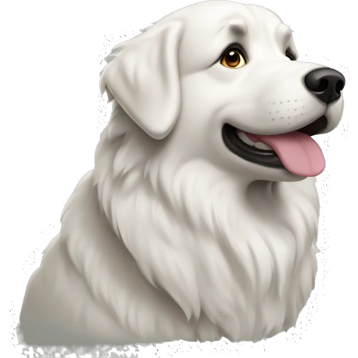 Great Pyrenees dog emoji