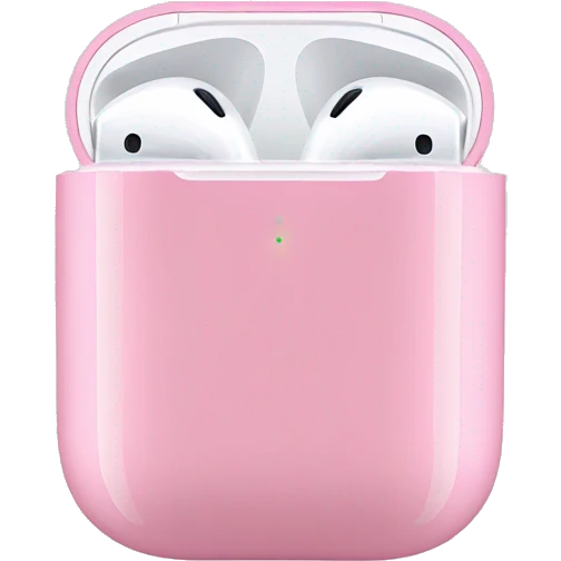 Pink airpods emoji