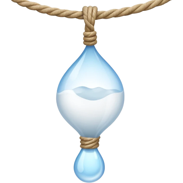 A rope-like shot of semen flying in the air  emoji