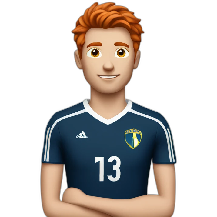 young-men-redhead-soccer-player-boca-jrs-jersey emoji