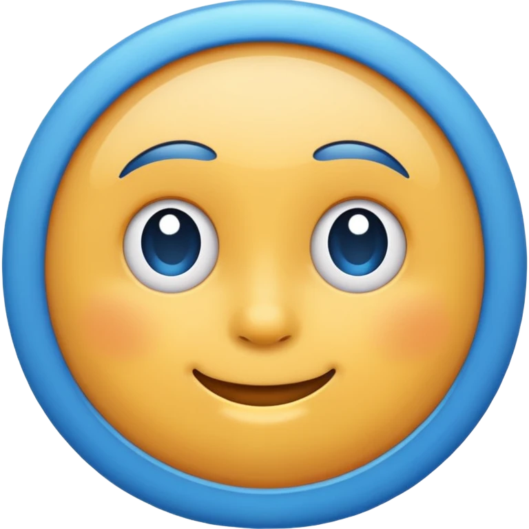 Verificación azul círculo  emoji