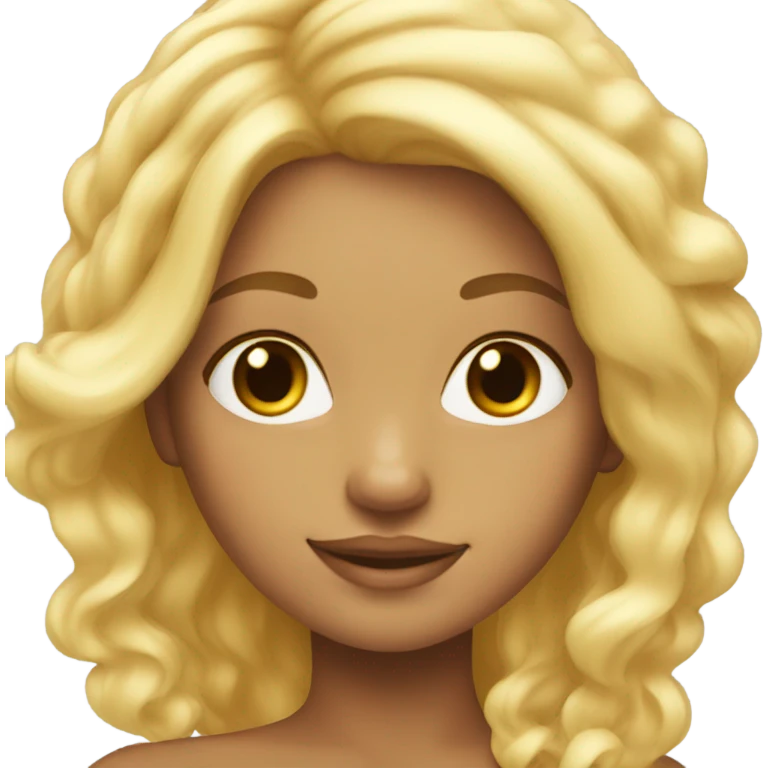 Blonde girl emoji