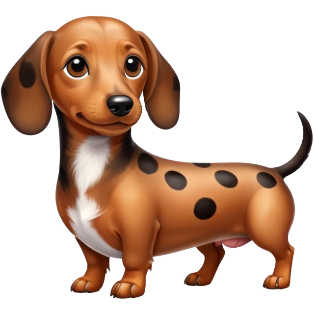Dachshund dog  emoji