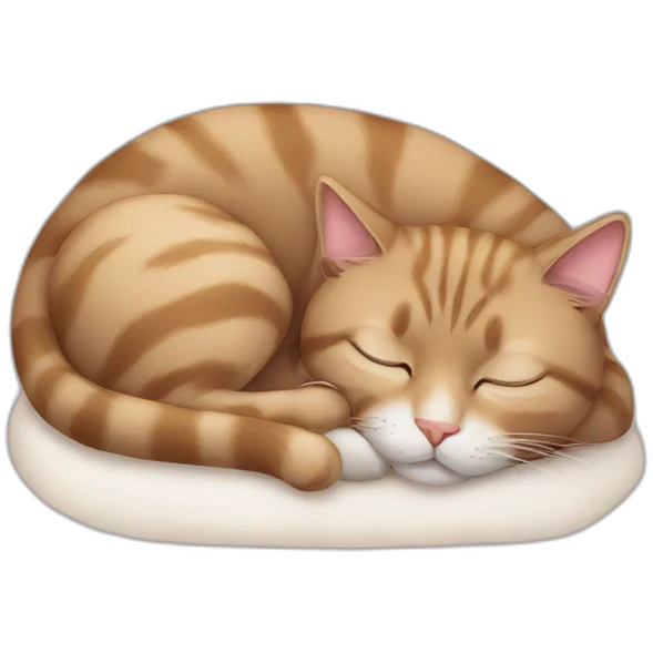 cat sleeping emoji