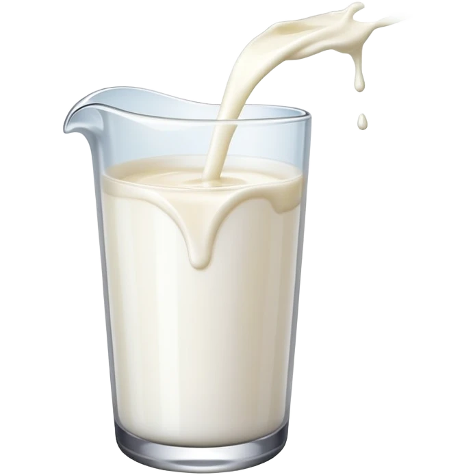 Pouring milk in container emoji