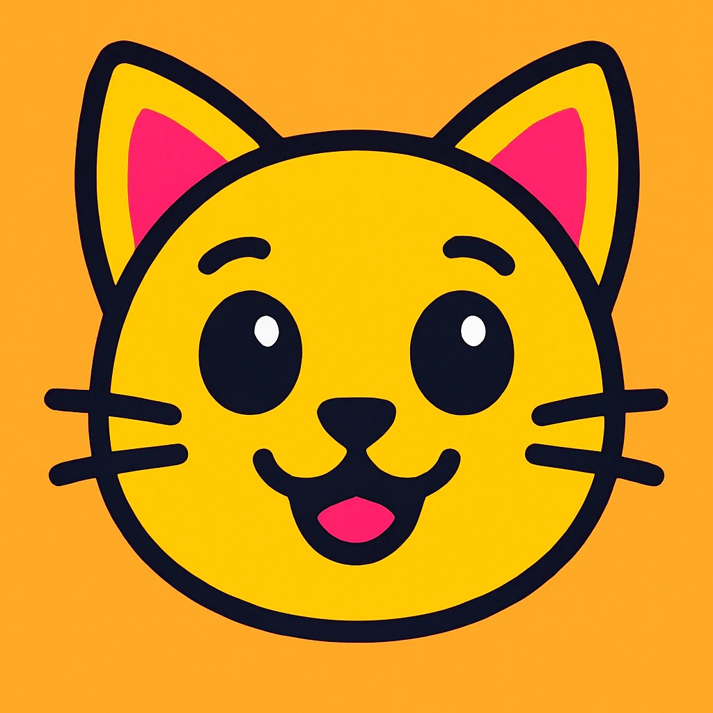 A cute cat emoji emoji