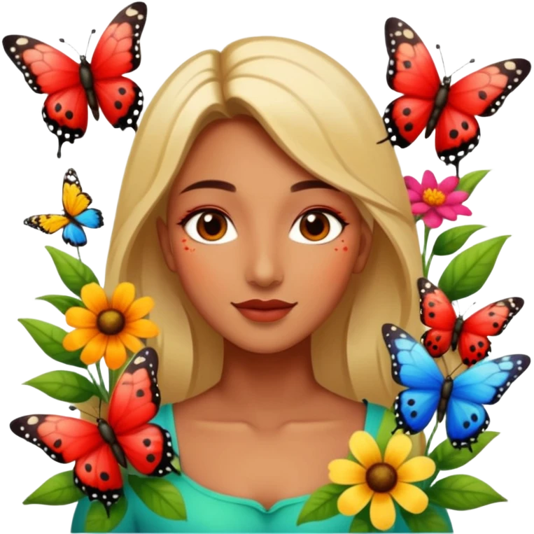 🎨Donde danzan las mariposas y los colibrís y entre las 💐flores y la 🏞️naturaleza las 🐝abejas bebiendo el néctar de las flores polinizando the 🐞ladybug rojo divino entre los jardines de pintorescos y majestuosos colores emoji