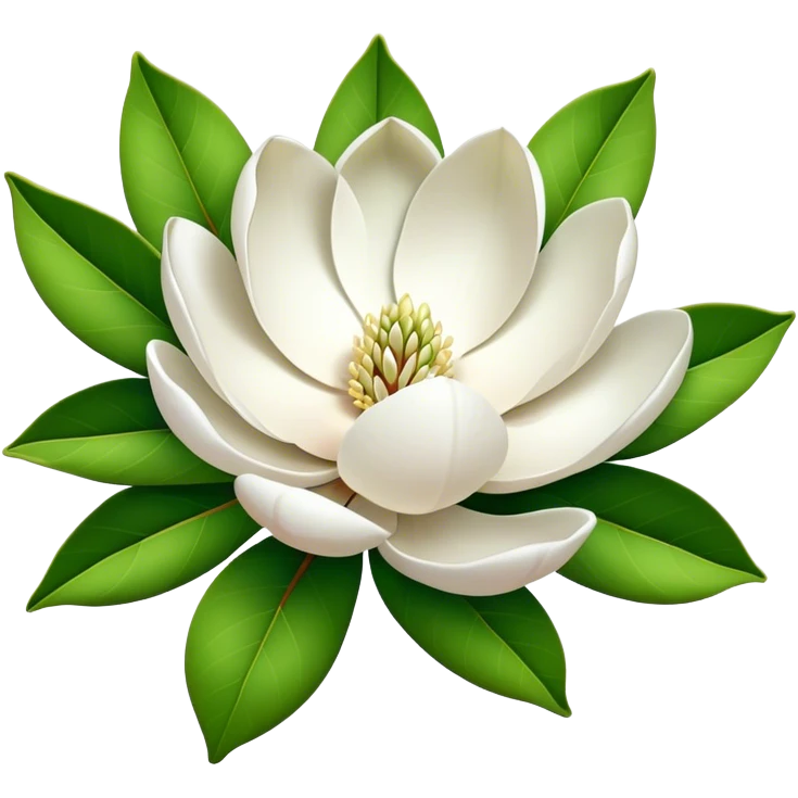 magnolia blossom emoji