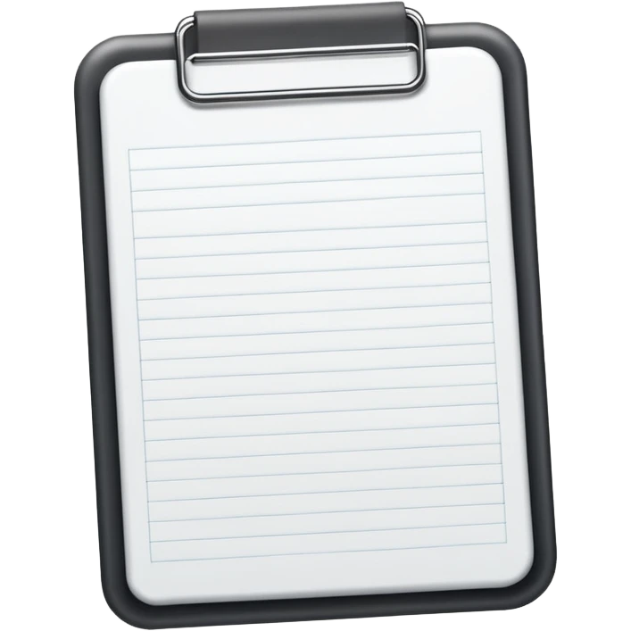 digital notepad without clip emoji