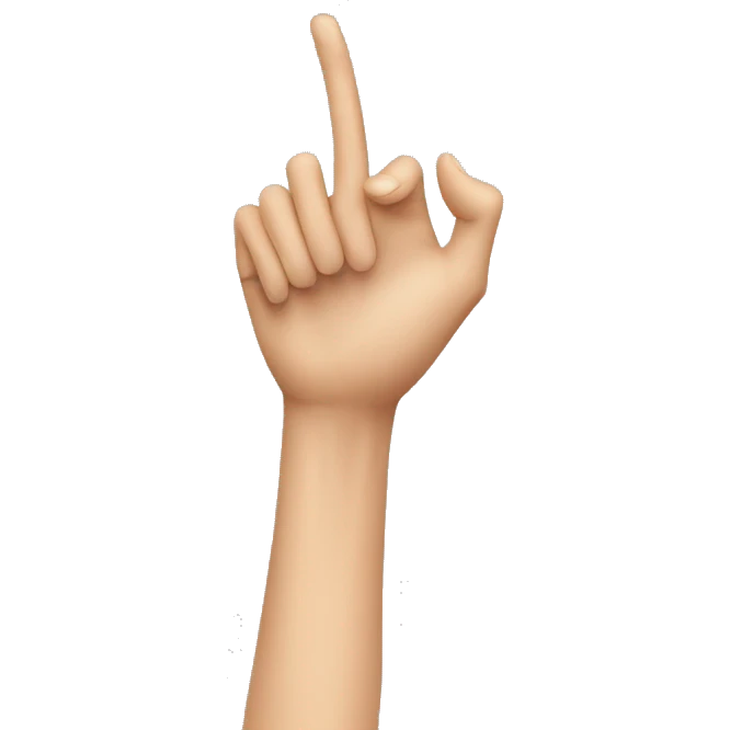skinny arm emoji
