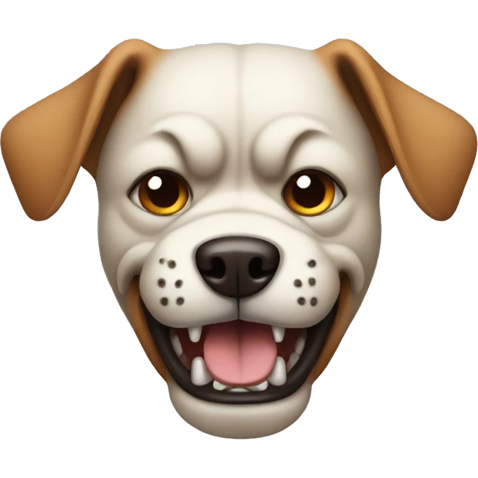 angry dog emoji