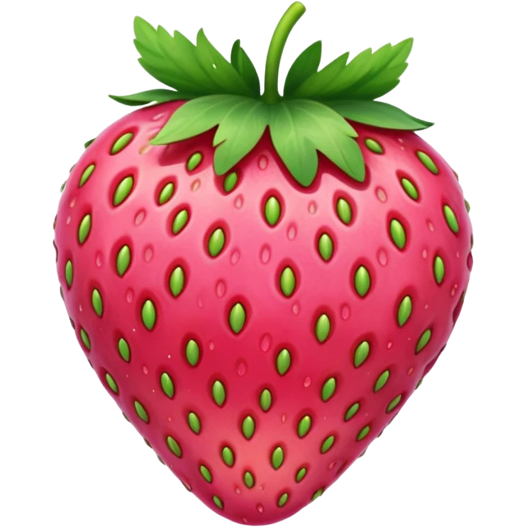 pink strawberry emoji