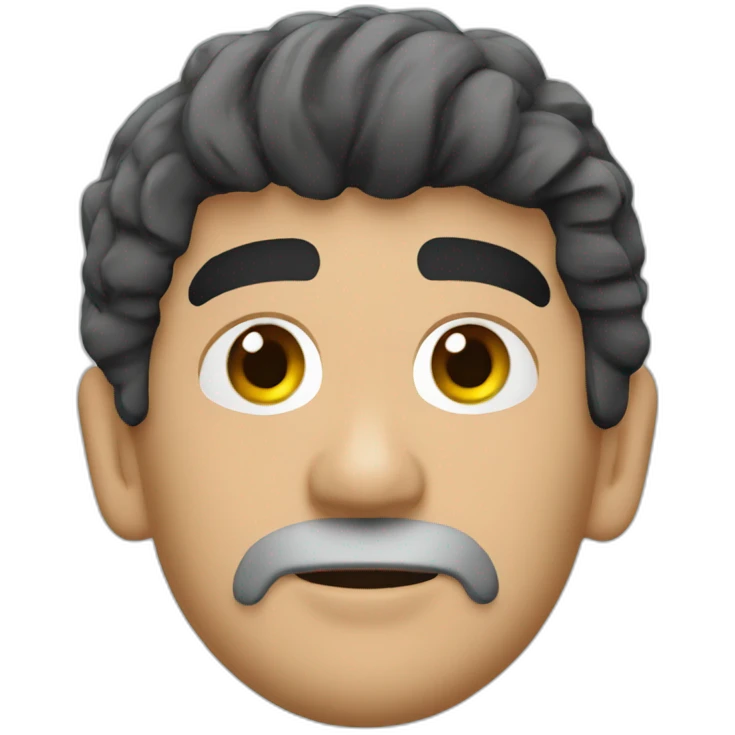 Maradona col pallone emoji