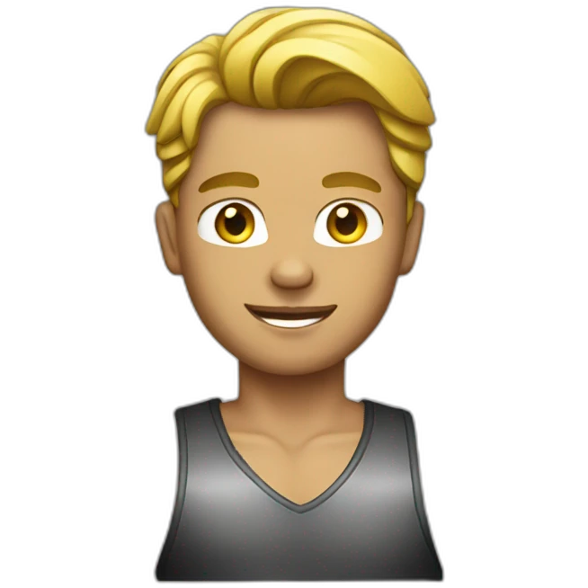 Male stripper emoji