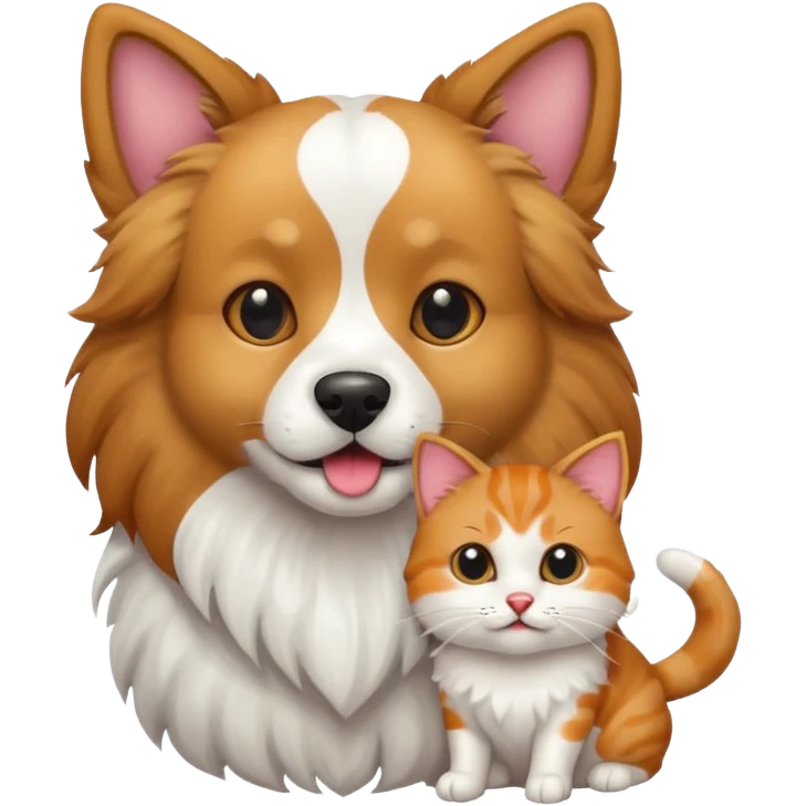 dog and cat combined emoji