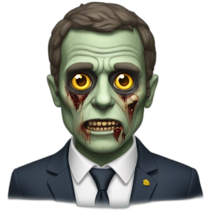 Macron_zombie emoji