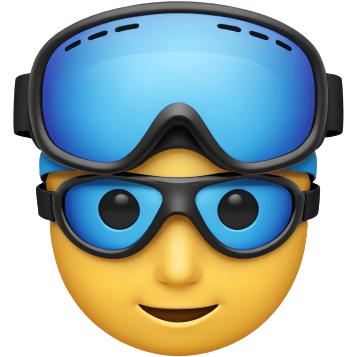 ski goggles emoji