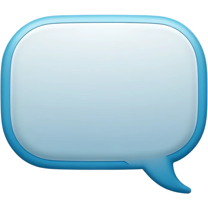 speech bubble emoji