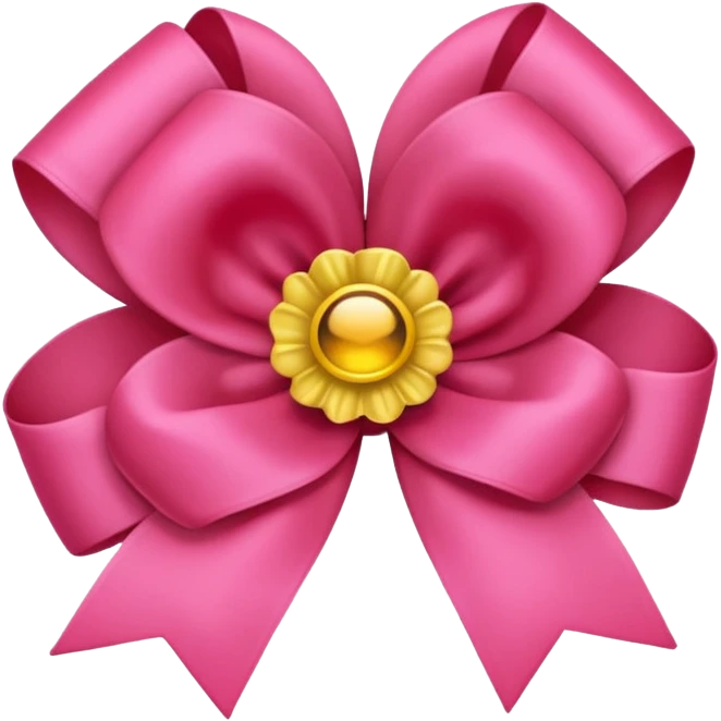 cute poppy with bow emoji