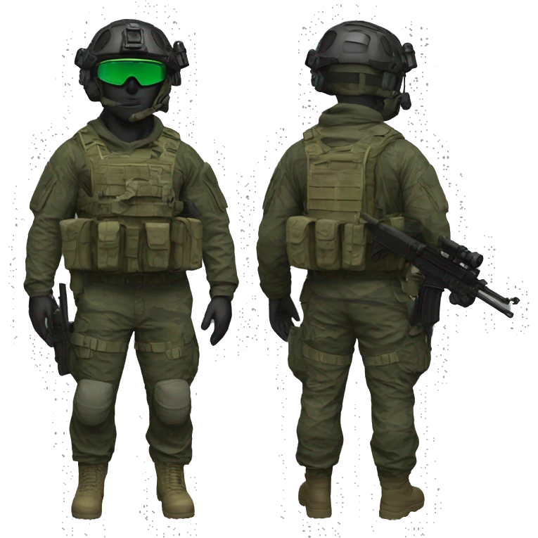 us special force operator with pvs 31 night vision goggles  emoji