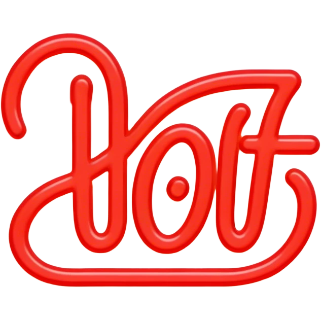 Neon signboard word "hot" emoji