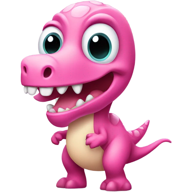 Pink dinosaur  emoji