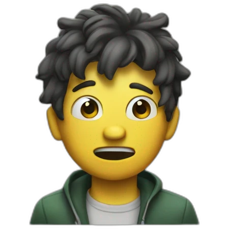 Uh oh stinky emoji