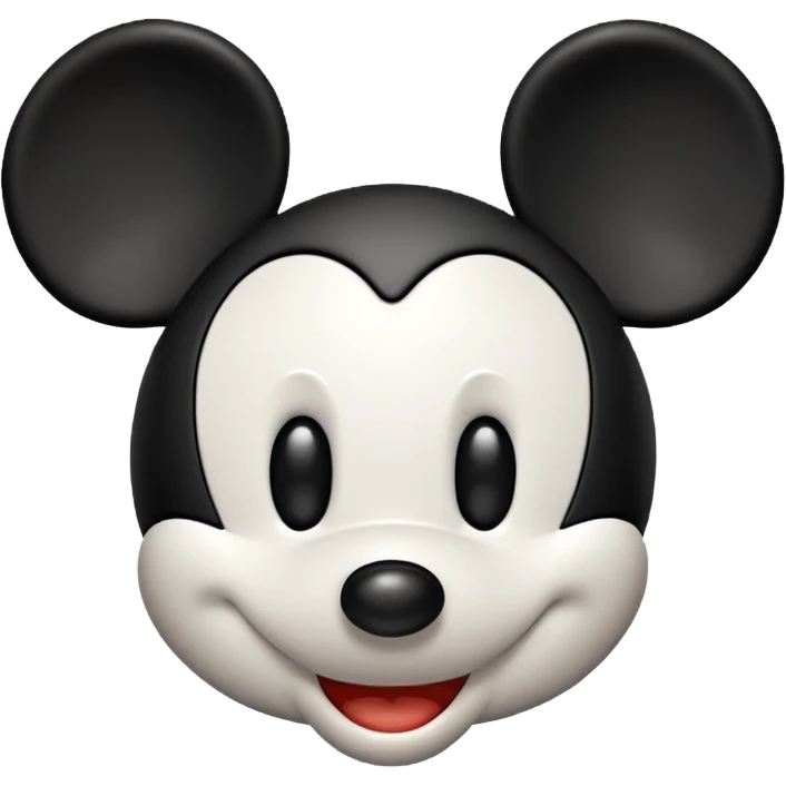 mickey mouse head blanck emoji