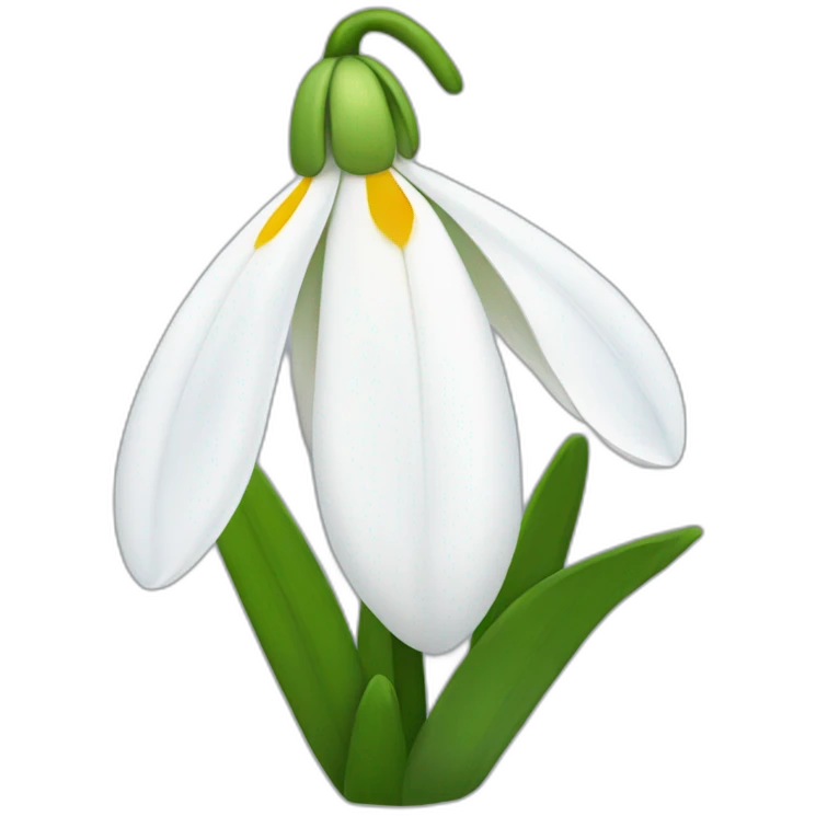 snowdrop emoji