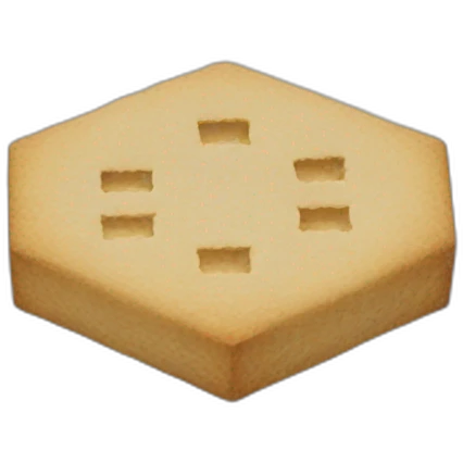 hexagon cracker emoji