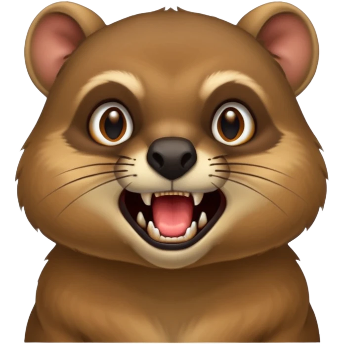 hyrax with fangs emoji