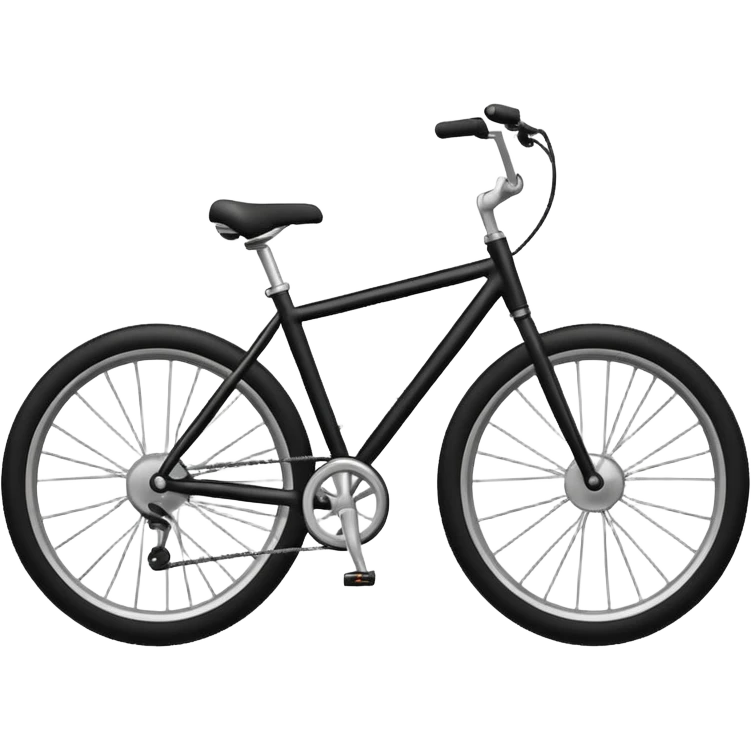 Bike with cartoon emoji