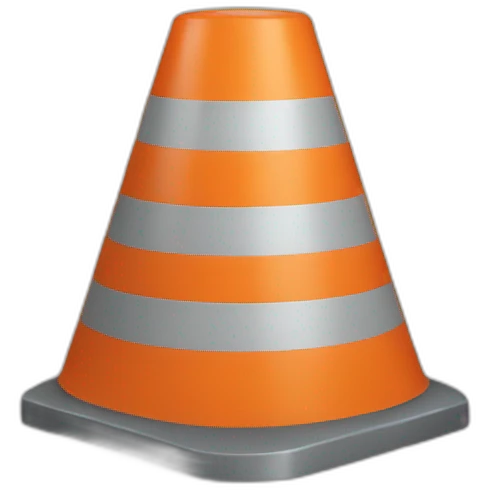 Construction cone emoji