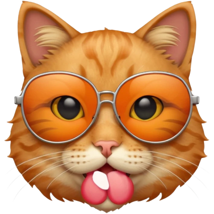 Cat wearing sunglasses emoji